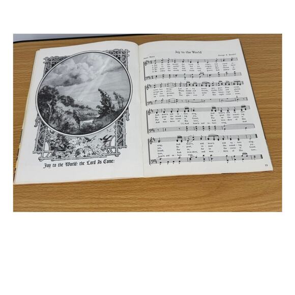 VTG 1952 Christmas Carols songbook sheet music Whitman Publishing Karl Schulte - Picture 9 of 9